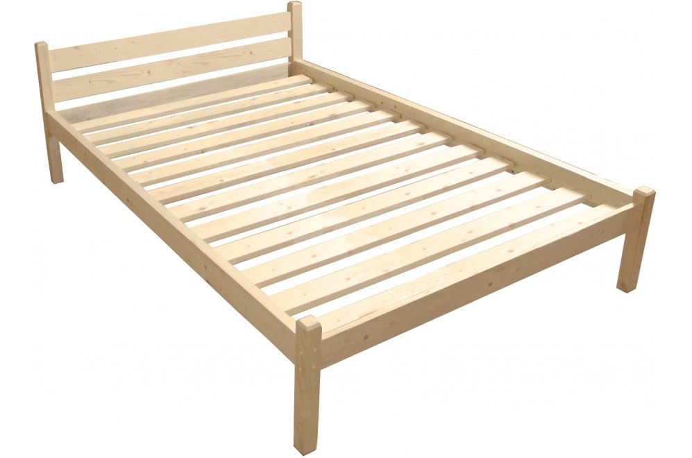 Полутораспальная кровать Классика 120 x 200 см с основанием