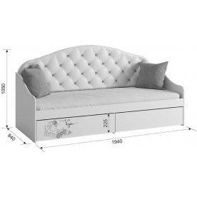 Подростковая кровать Гламур