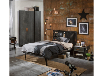 Полутораспальная кровать Dark Metal