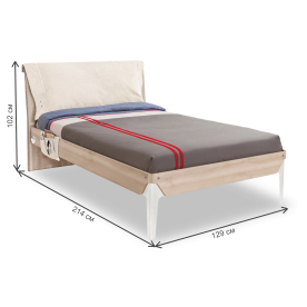 Полутораспальная кровать Duo