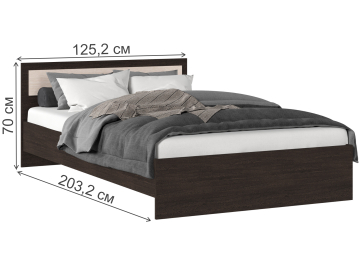 Полутораспальная кровать Муза КР 609
