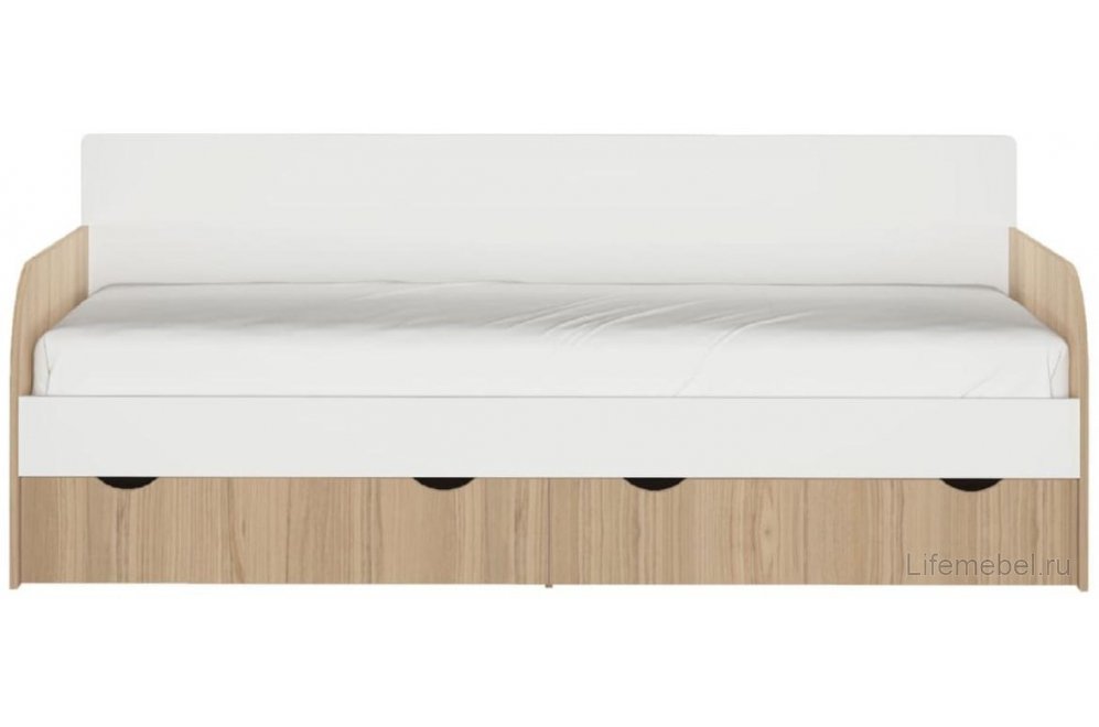 Софа Кот № 900.4 90х200 туя светлая / белый с подушками