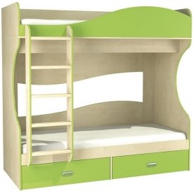 Двухъярусная кровать Комби