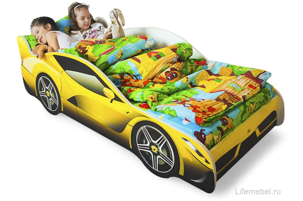 Кровать-машина Ferrari 70х160