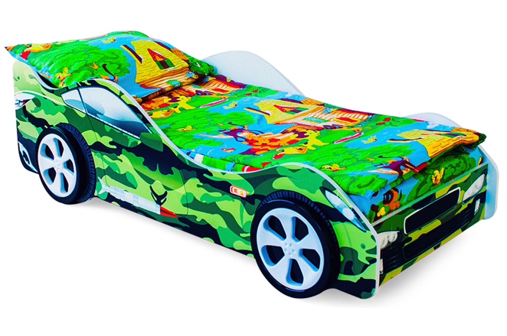 Кровать-машина Хаки 70х160