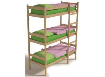 Трехъярусная кровать Линда 90х200