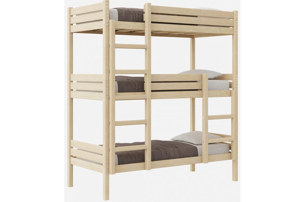 Трехъярусная кровать Офелия 70х190