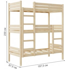 Трехъярусная кровать Офелия