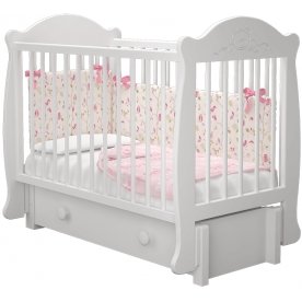 Кроватка Мишутка 3 с маятником и ящиком