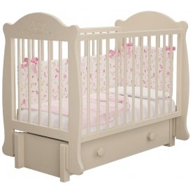 Кроватка Мишутка 3 с маятником и ящиком