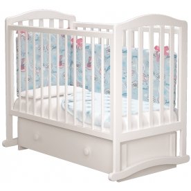 Кроватка Пикколо 3 с маятником и ящиком