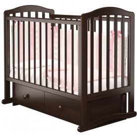 Кроватка Пикколо 3 с маятником и ящиком