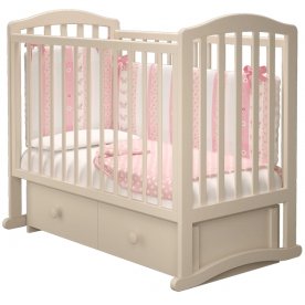 Кроватка Пикколо 3 с маятником и ящиком