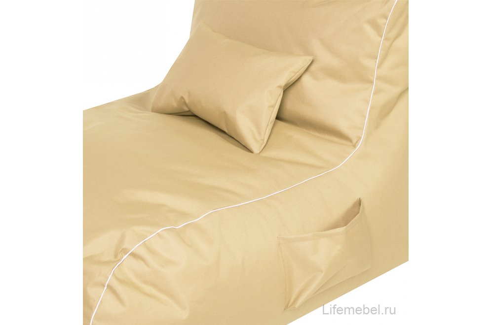 Пуф бежевый