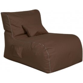 Пуф коричневый оксфорд