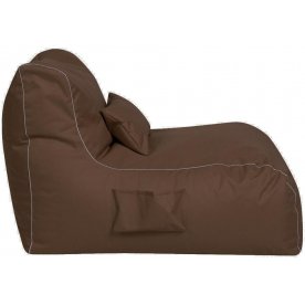 Пуф коричневый оксфорд