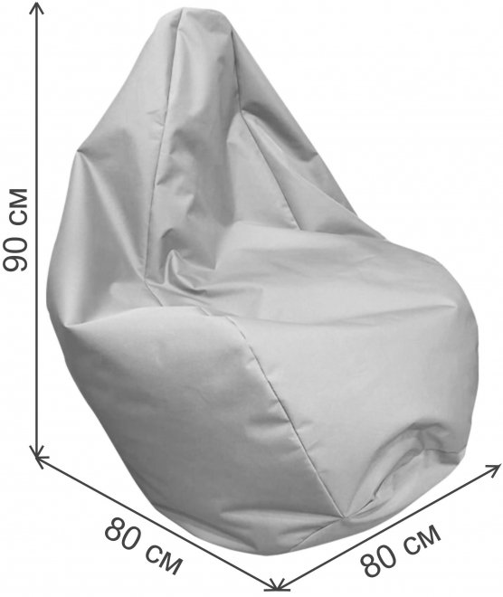 Пуф Макси бордовый