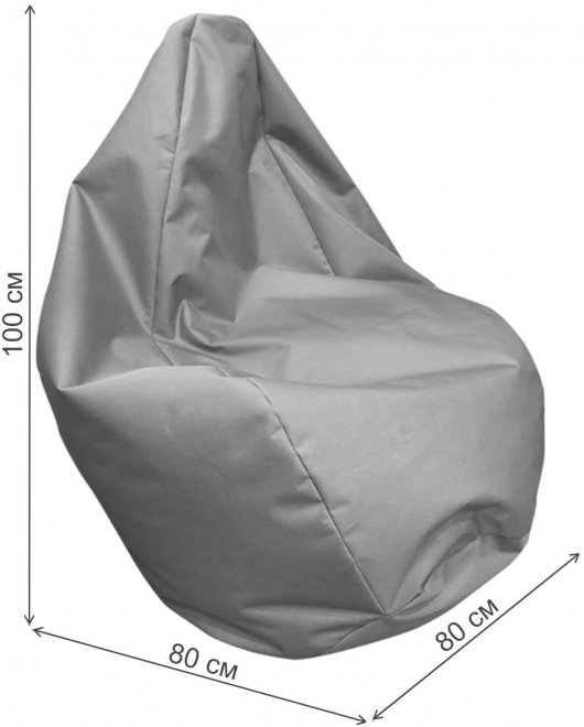 Пуф Макси синий