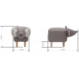 Пуф Leset Mouse Combi