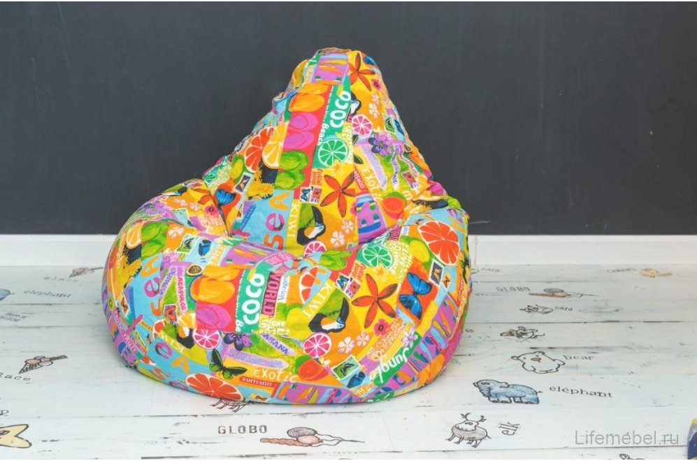 Пуф-мешок Цитрус XL