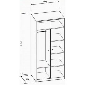 Шкаф Белла 60