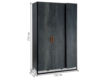 Шкаф детский Dark Metal