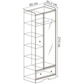 Шкаф Джексон №871
