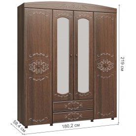 Шкаф Каролина с зеркалом