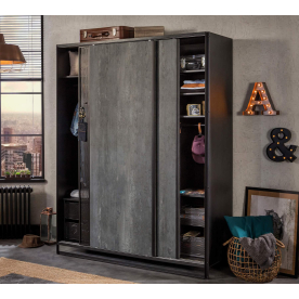 Шкаф-купе детский Dark Metal