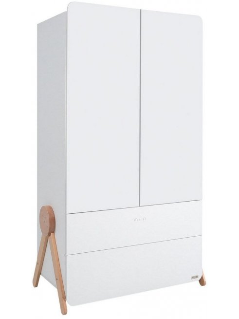 Шкаф Micuna Swing А-1835 white / water wood
