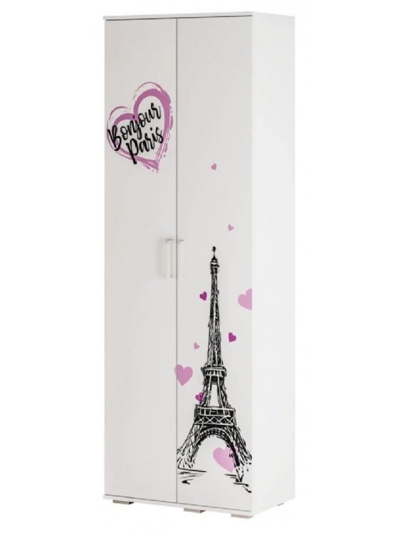 Шкаф Трио ШК-09 белый / бонжур