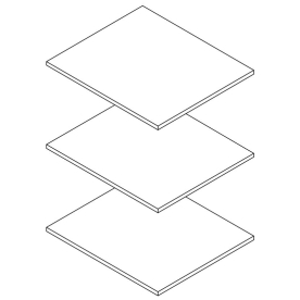 Комплект полок Оливия