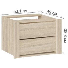 Модуль Румер с 2 ящиками 1200 1800