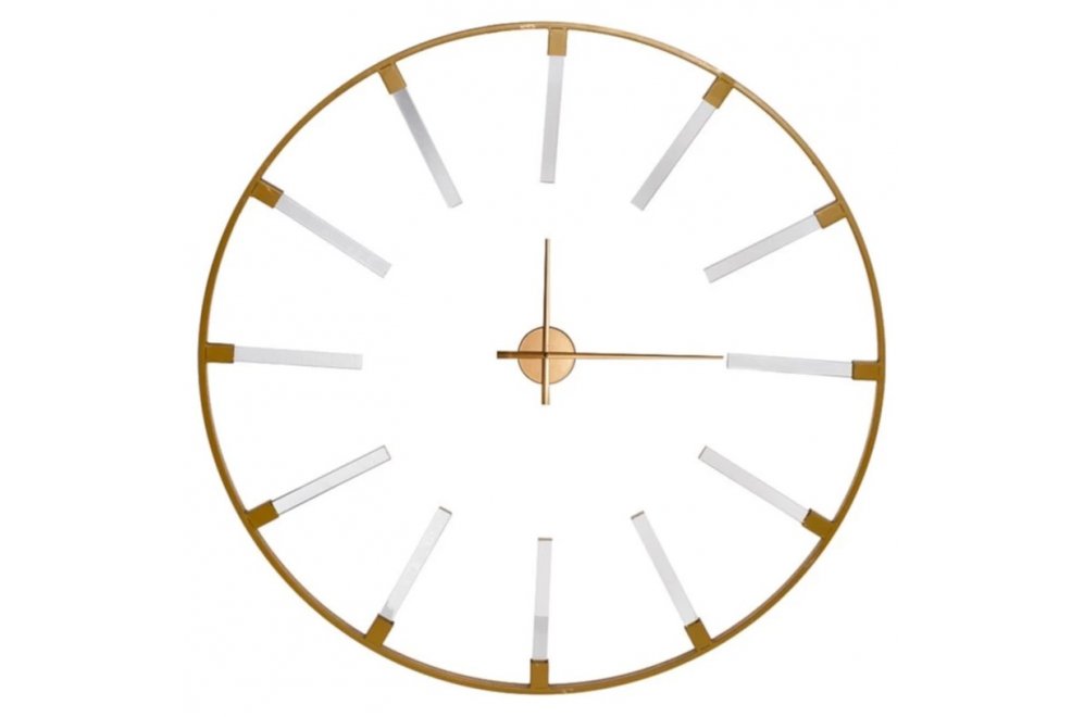 Часы настенные круглые D91 19-OA-6157 золото