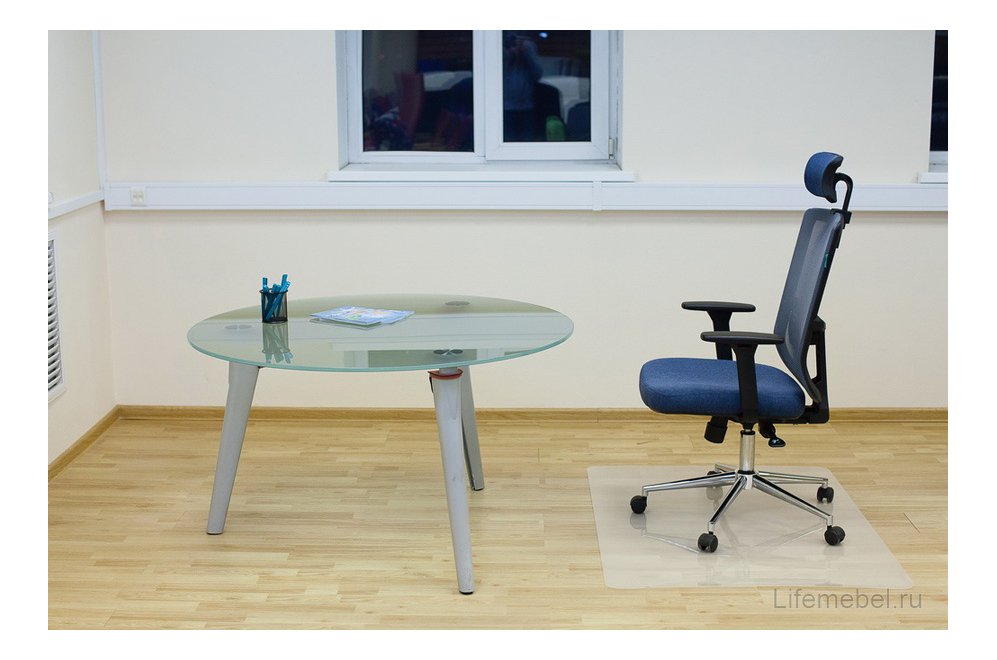 Коврик напольный Бюрократ 107х90 глянцевый