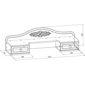 Надстройка для стола Ассоль АС-37