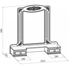Надстройка для стола Ассоль плюс АС-38