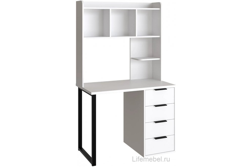 Надстройка для стола П-100 белый структурный
