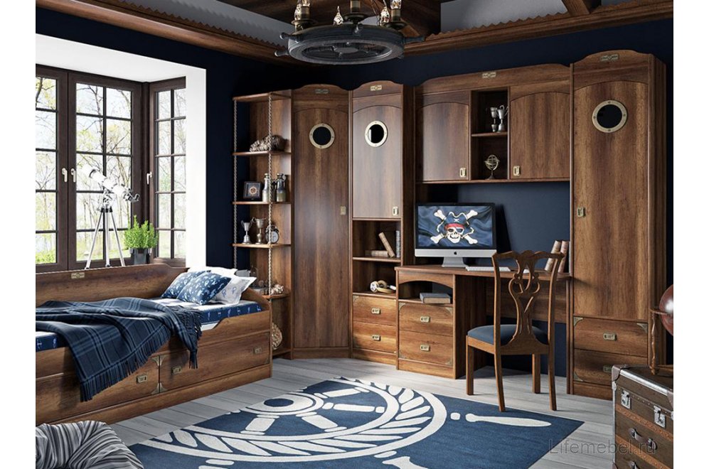 Надстройка для стола Навигатор ТД-250.15.11 дуб каньон