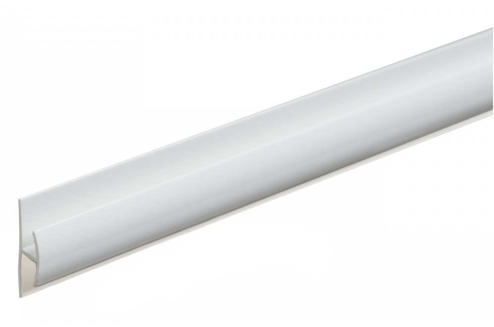 Планка для стенпанели соединительная Н-образная Алюминий МатХром 600*4