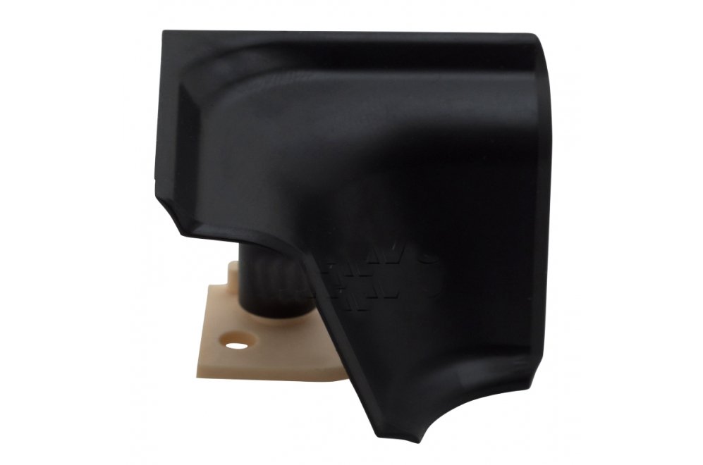 Уголок для плинтуса внутренний черный