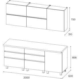 Кухня Лофт 2.0 м