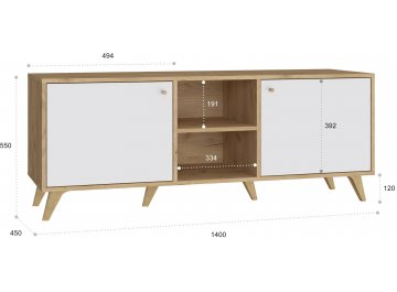 Модульная гостиная Ирма ИР-001 комплектация 1