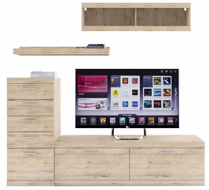 Гостиная Oskar комплектация 2 дуб санремо