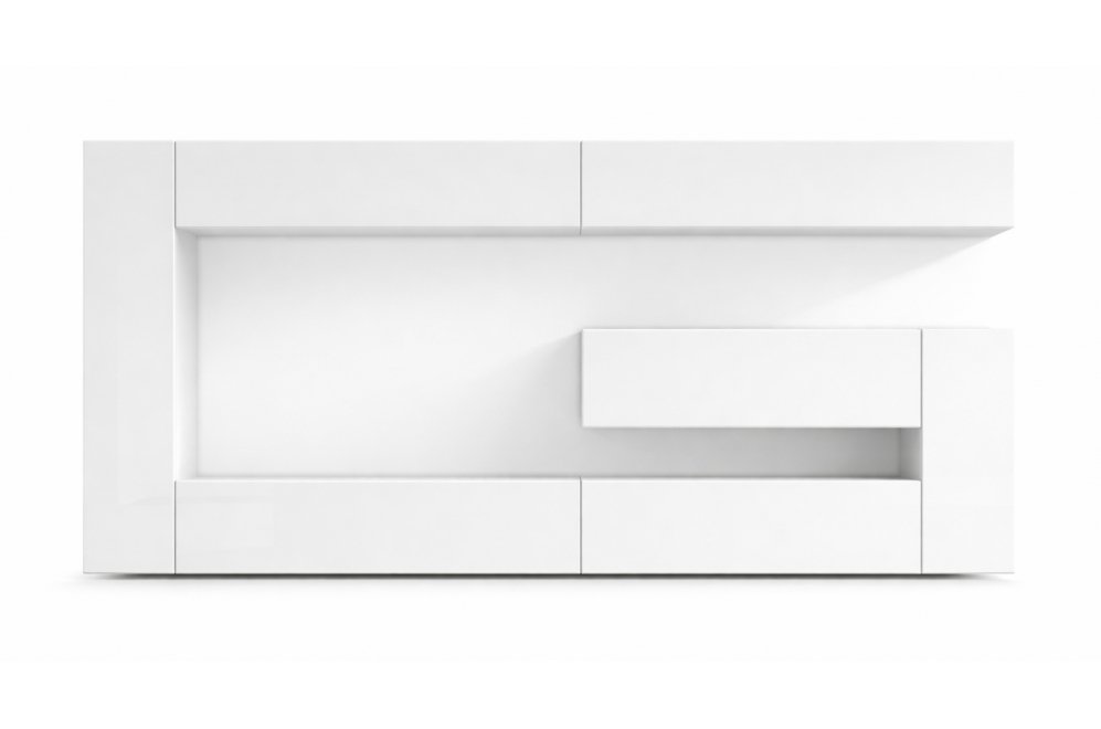 Готовая гостиная Dublin белая комплектация 1