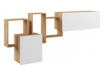 Готовая гостиная Мадера ЛДСП дуб крафт золотой / лдсп белый