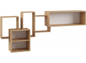 Готовая гостиная Мадера ЛДСП дуб крафт золотой / лдсп белый