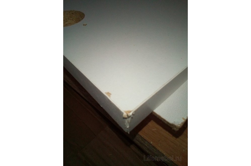 Готовая гостиная Мадера ЛДСП дуб крафт золотой / лдсп белый - Уцененный экземпляр