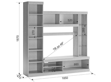 Готовая гостиная Макси