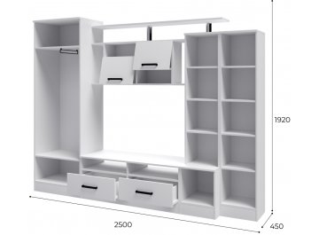 Готовая гостиная Оскар-5 белый